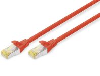 Патч-корд DIGITUS CAT 6a S-FTP, 0,5м, AWG 26/7, Cu, LSZH, червоний