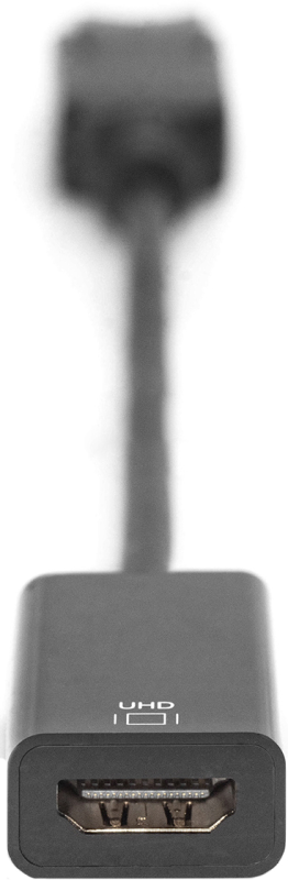 DIGITUS Adapter DisplayPort > HDMI (M/F), Ultra HD, black