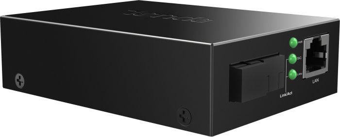 Медіаконвертер TENDA  1xFE, 1x100BaseFX, SM, WDM, 20км, SC Tenda TFC100B