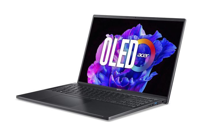 Ноутбук Acer Swift Go 16 SFG16-71 16" 3.2K OLED, Intel i5-13420H, 16GB, F512GB, UMA, Win11, черный