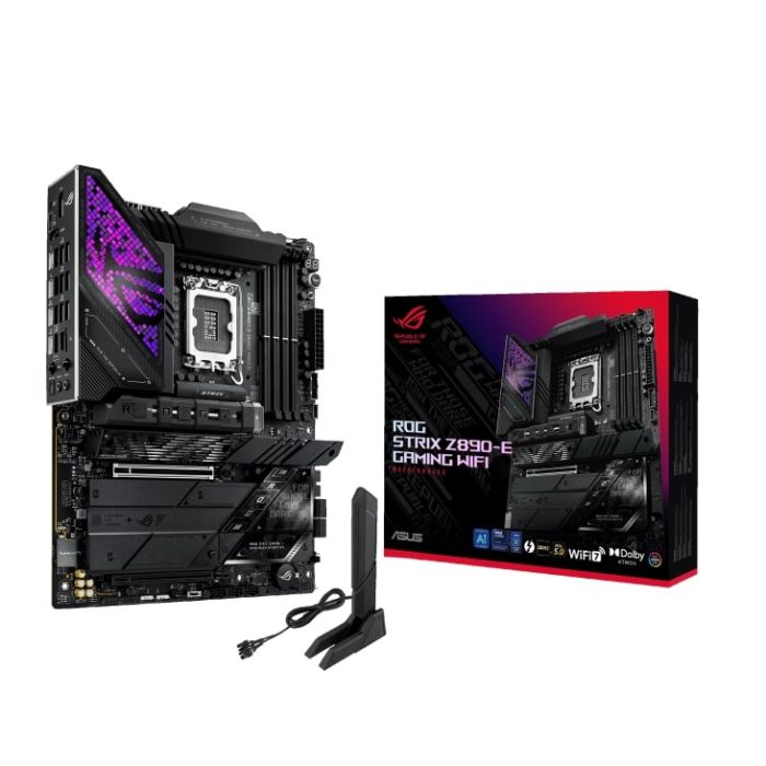 ASUS Motherboard ROG STRIX Z890-E GAMING WIFI s1851 Z890 4xDDR5 M.2 DP HDMI Wi-Fi BT ATX