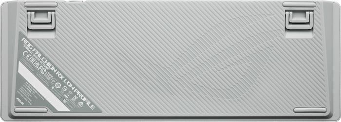 ASUS Keyboard mechanical ROG Falchion RX Low Profile, 68key, Red Switch, USB-A/WL/BT, EN/UK, RGB, white