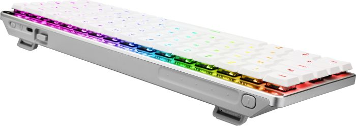 ASUS Keyboard mechanical ROG Falchion RX Low Profile, 68key, Red Switch, USB-A/WL/BT, EN/UK, RGB, white