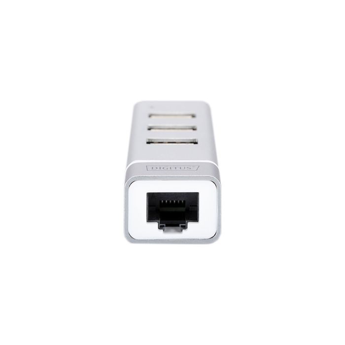 Хаб DIGITUS USB-C > 3xUSB-A/RJ45