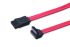 ASSMANN SATA connection cable L-type F/F, 0.5m, red