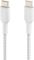 Кабель USB-C > USB-C заряджання/синхронізації Belkin 2м, 60Вт, Type-C, плетений, білий