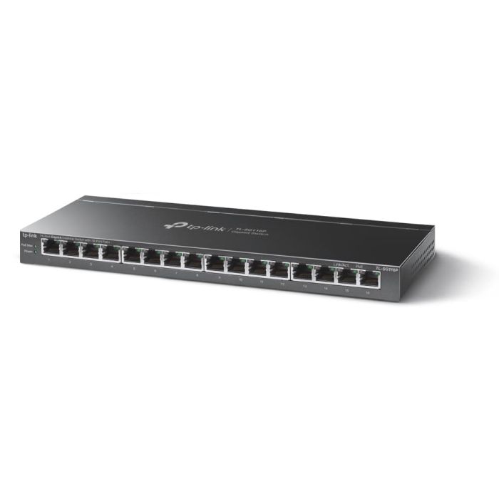 Комутатор TP-LINK  16xGE (16xPoE), 120Вт, Некерований TP-Link TL-SG116P