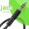 Кабель jack 3.5 > jack 3.5 (M/M) Belkin 1м, чорний
