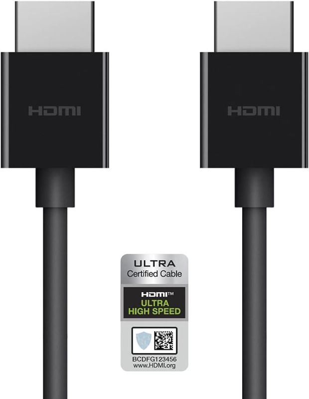 Кабель HDMI (M/M) Belkin 2м, 2.1, High Speed Ethernet, чорний