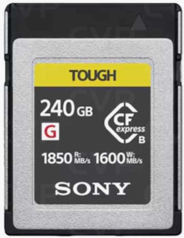 Sony CFexpress Type B 240GB R1850/W1600MB/s Tough