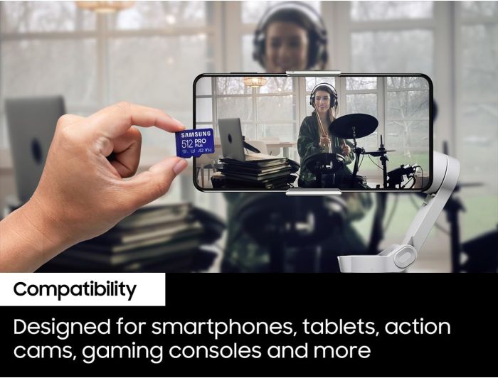 Samsung microSDXC 256GB C10 UHS-I R180/W130MB/s PRO Plus + SD
