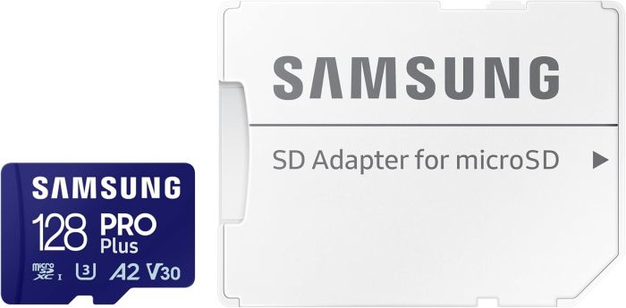 Карта пам'яті Samsung microSD  128GB C10 UHS-I R180MB/s PRO Plus