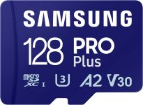 Карта пам'яті Samsung microSD  128GB C10 UHS-I R180MB/s PRO Plus