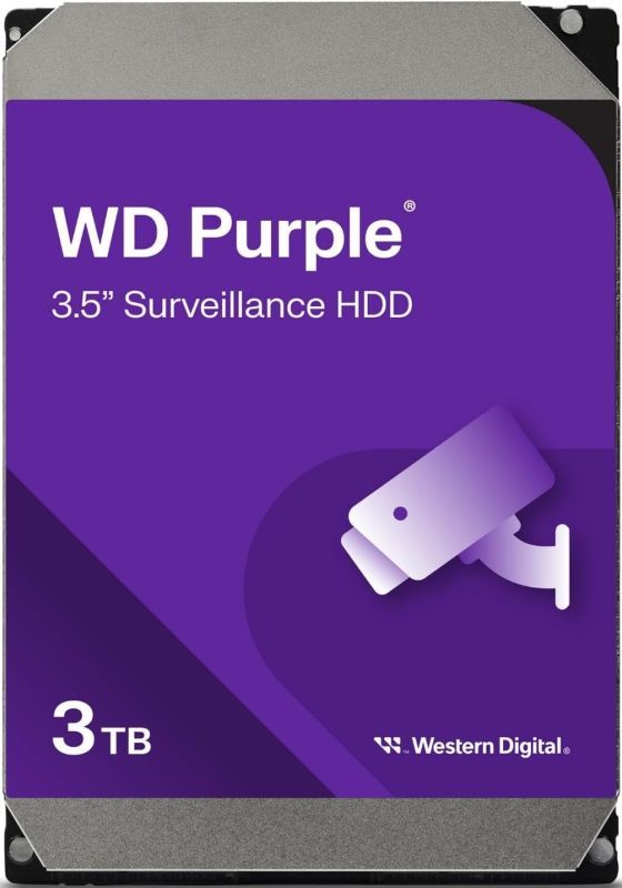 Жесткий диск WD  3TB 3.5" 256MB SATA Purple Surveillance