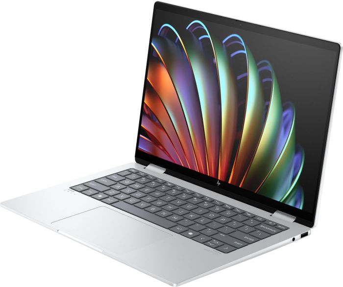 Ноутбук HP ENVY x360 14-fa0005ua 14" WUXGA IPS Touch, AMD R5-8640HS, 16GB, F512GB, UMA, Win11, серебристый