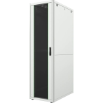 Шафа MIRSAN 19", 42U, GTN, склянні двері, 600x1000 мм, максимально 1000 кг, сіра