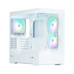 Корпус Zalman P30 White V2, без БЖ, 1xUSB3.0, 1хUSB Type-C, 3x120мм ARGB, TG Front/Side Panel, mATX, білий