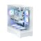 Zalman PC case P40 Prism without PSU, 2xUSB3.0, 1xUSBType-C, 1x120mm ARGB, VGA 420мм, LCS ready, TG 3x Panels, ATX, white