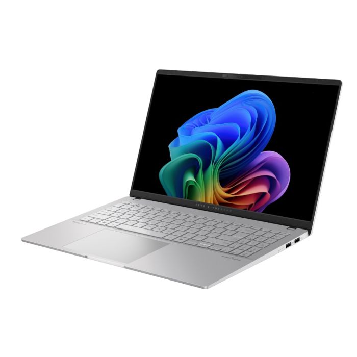 ASUS Notebook Vivobook S 15 S5507QA-MA058X 15.6" 3K OLED, Qualcomm X1E-78-10, 32GB, F1TB, UMA, Win11P, Silver