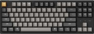 Клавіатура механічна Keychron C1 Pro 87Key, K pro Red, USB-A, QMK/VIA, Hot-swap, EN/UKR, RGB, чорний