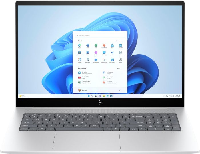 Ноутбук HP ENVY 17-da0000ua 17.3" FHD IPS Touch, Intel U7-155U, 32GB, F1024GB, NVD3050-4, Win11, серебристый