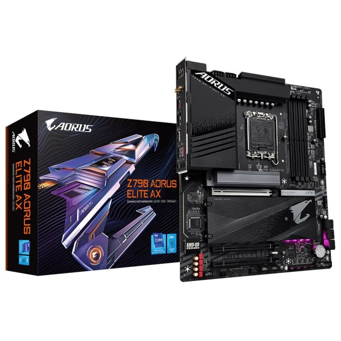 GIGABYTE Motherboard Z790 AORUS ELITE AX s1700 Z790 4xDDR5 M.2 HDMI DP ATX