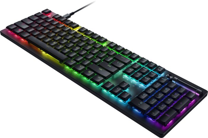 Клавіатура механічна Razer DeathStalker V2 105key, Red Switch, USB-A, EN/RU, RGB, чорний