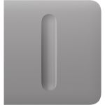 Кнопка бічна для одноклавішного вимикача димера Ajax SideButton Dimmer 1-gang 2-way for LightSwitch, Jeweler, бездротовий, fog