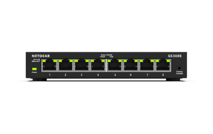 NETGEAR Switch GS308E 8xGE, WebSmart