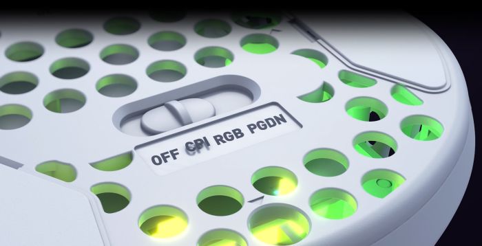 Mouse Xtrfy M4, WL/USB-A, RGB, white