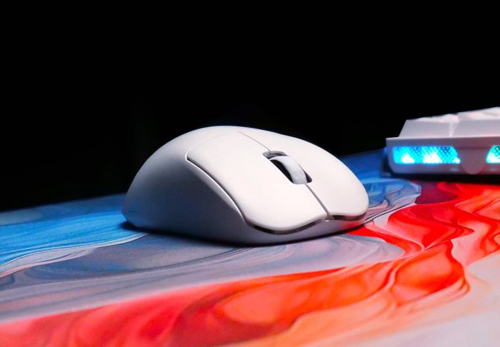 Mouse Cherry Xtrfy M68 PRO, 8K, WL/USB-A, RGB, білий