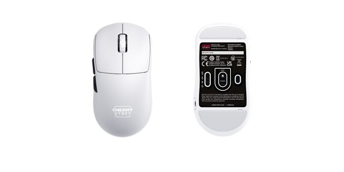 Mouse Cherry Xtrfy M68 PRO, 8K, WL/USB-A, RGB, білий