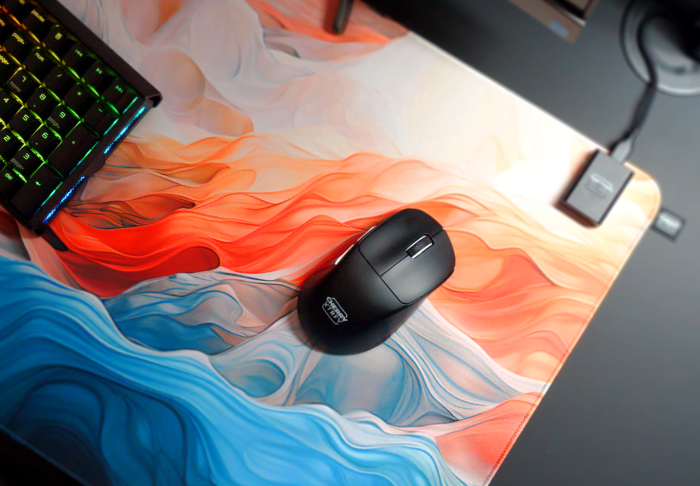 Mouse Cherry Xtrfy M64 PRO, 8K, WL/USB-A, RGB, чорний