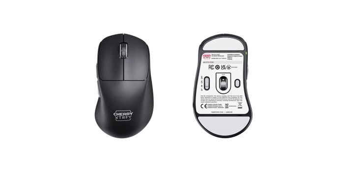 Mouse Cherry Xtrfy M64 PRO, 8K, WL/USB-A, RGB, чорний