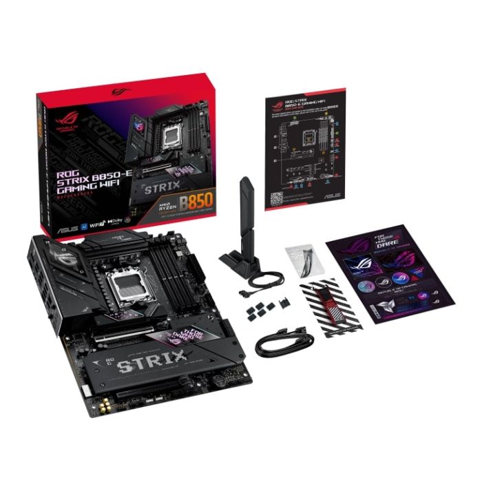 ASUS Motherboard ROG STRIX B850-E GAMING WIFI sAM5 B850 4xDDR5 M.2 HDMI DP USB Type-C WiFi BT ATX