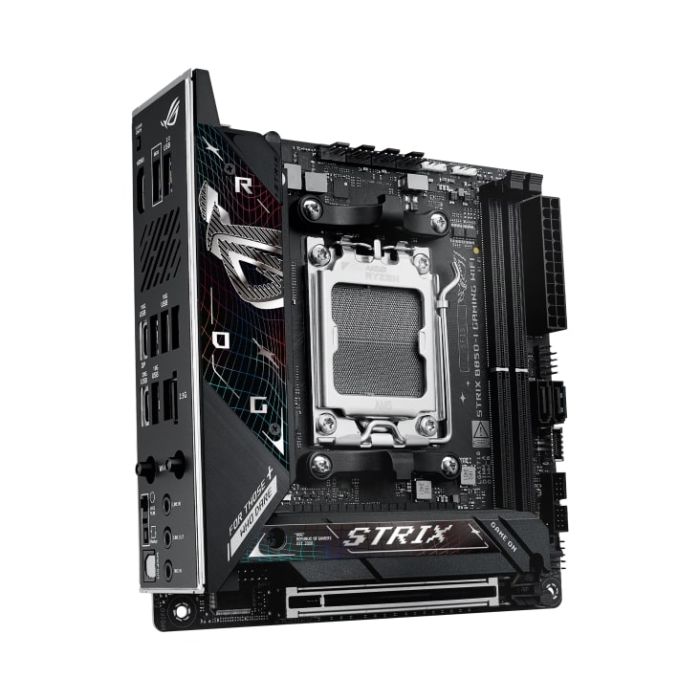 ASUS Motherboard ROG STRIX B850-I GAMING WIFI sAM5 B850 2xDDR5 M.2 HDMI USB Type-C WiFi BT mITX