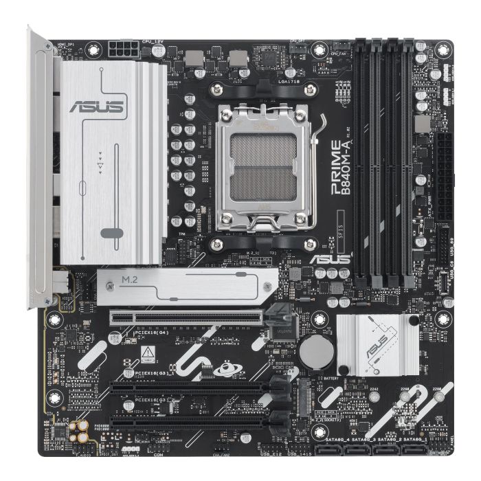 ASUS Motherboard PRIME B840M-A-CSM sAM5 B840 4xDDR5 M.2 HDMI DP mATX