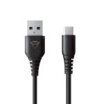 Кабель USB-A > USB-C заряджання/синхронізації Trust GXT 226 FOR PS5 3м, Type-C, чорний
