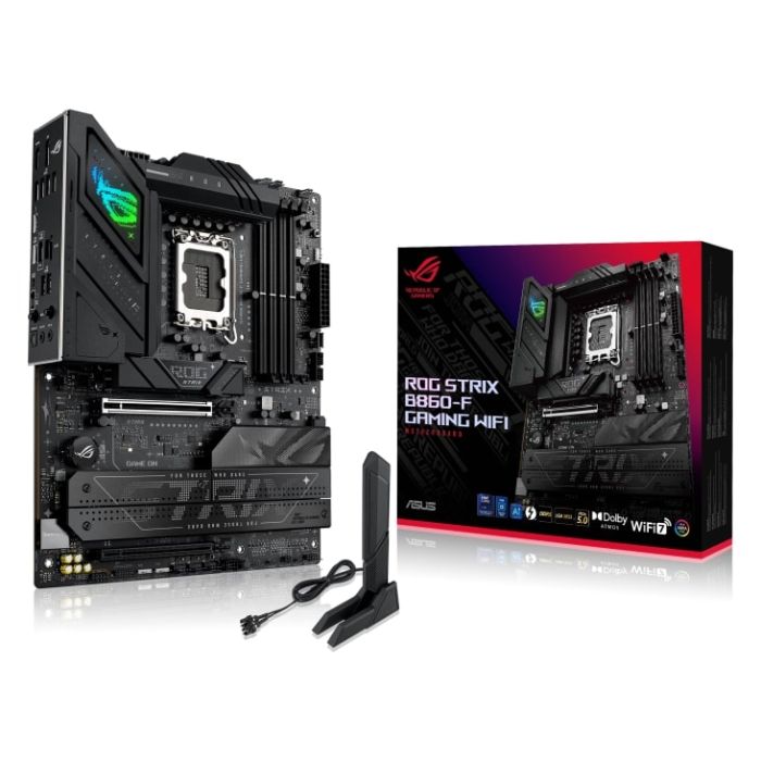 Материнcкая плата ASUS ROG STRIX B860-F GAMING WIFI s1851 B860 4xDDR5 M.2 DP HDMI USB Type-C Wi-Fi BT ATX