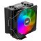 2E GAMING CPU cooler Air Cool ACN120B-ARGB, LGA1851, 1700, 1200, 115x, 1366, AM5, AM4, AM3, AM3+, 4pin PWM, 3pin +5VARGB, TDP 180W