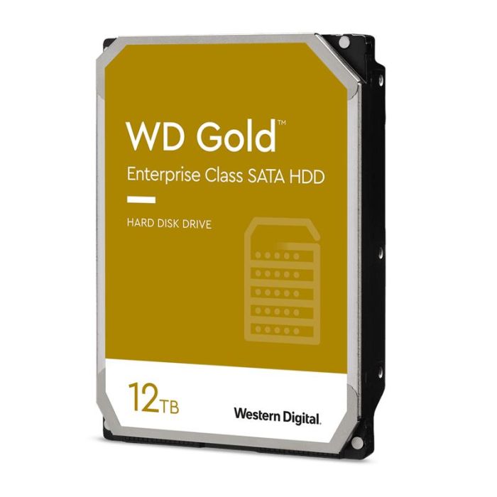 WD 12TB 3.5" 7200 256MB SATA Gold