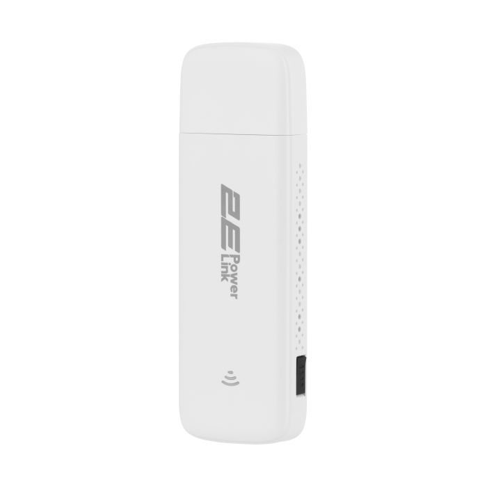 Мобильный маршрутизатор 2E PowerLink (MiFi-1 2024) LTE, Wi-Fi4, 1xUSB, 1xCRC9 белый