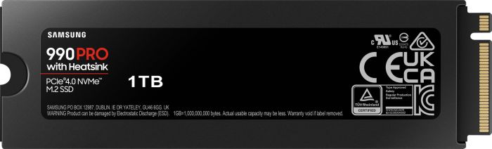 Накопитель SSD Samsung  M.2 1TB PCIe 4.0 990PRO + радиатор