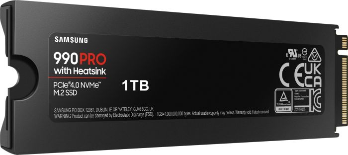 Накопитель SSD Samsung  M.2 1TB PCIe 4.0 990PRO + радиатор