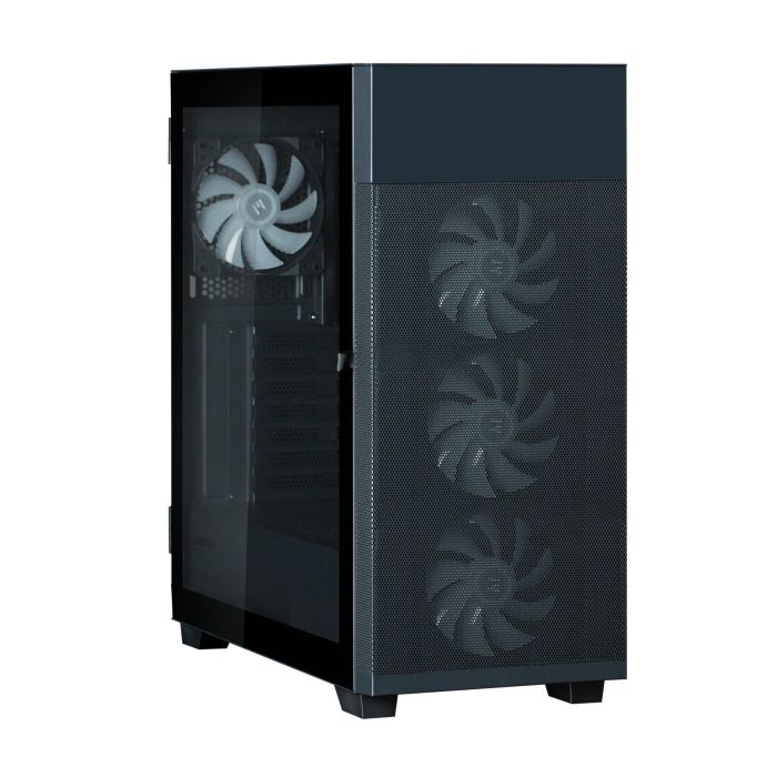 Корпус Zalman S5 Neo без БП, 1xUSB3.1, 1xUSB2.0, 4x120мм FRGB, VGA 390мм, LCS ready, TG Side Panel, ATX, чёрный