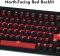 Mechanical keyboard Lemokey  X4 84Key, Keychron Red, USB-A, QMK/VIA, Hot-Swap, EN/UKR, Red led, чорний