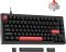 Mechanical keyboard Lemokey  X4 84Key, Keychron Red, USB-A, QMK/VIA, Hot-Swap, EN/UKR, Red led, чорний