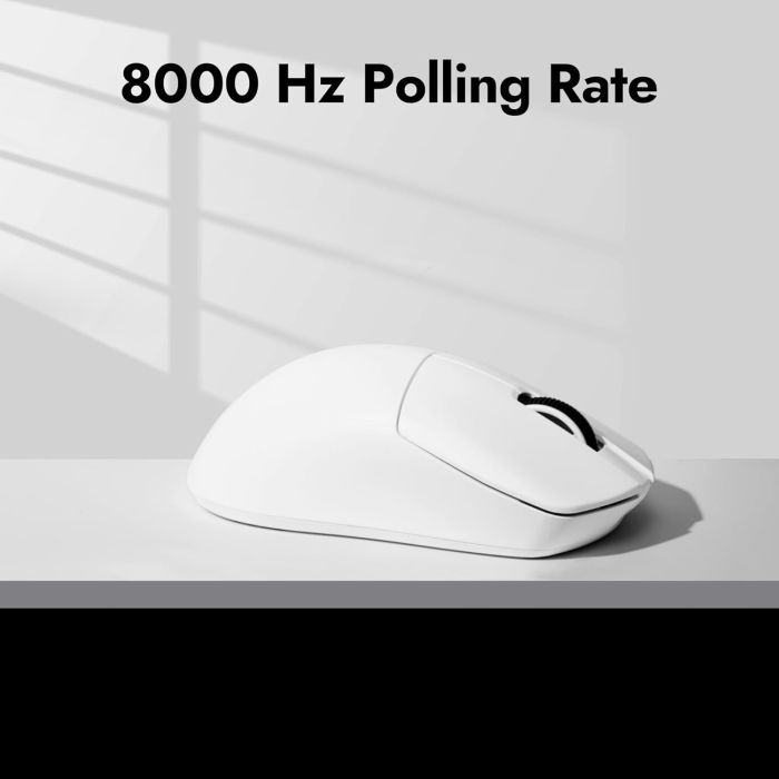 Mouse Lemokey G1 USB-A/USB-C/WL/BT, 8K, білий