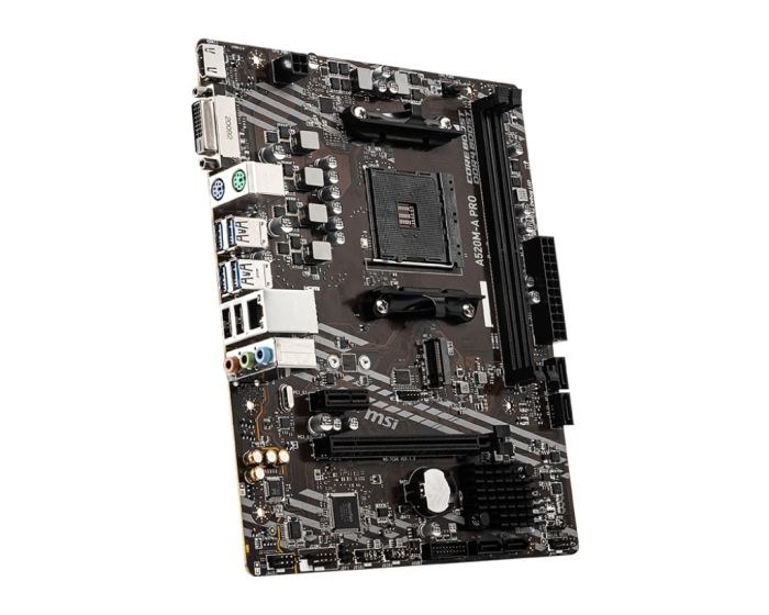MSI Motherboard A520M-A PRO sAM4 A520 2xDDR4 M.2 HDMI DVI mATX