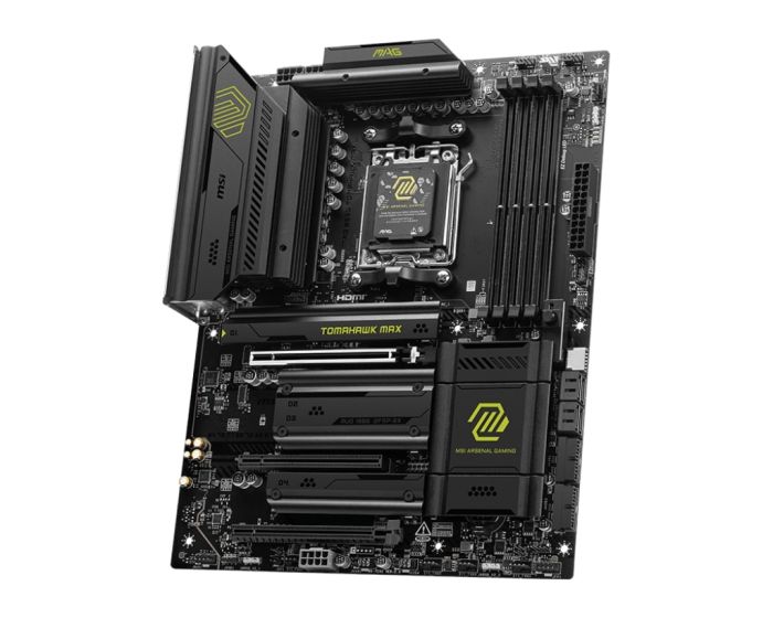 Материнcька плата MSI MAG B850 TOMAHAWK MAX WIFI sAM5 B850 4xDDR5 M.2 HDMI Wi-Fi BT ATX